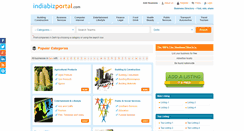 Desktop Screenshot of indiabizportal.com